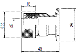 真空計測量接口 ALG (SUS304)